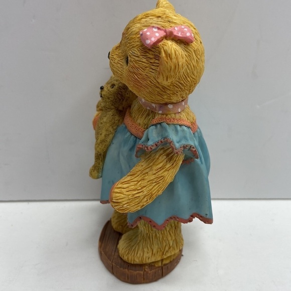 Cherished Teddies Ceramic Mother Bear Holding BabyTeddy Bear Figurine Statue - Picture 4 of 9